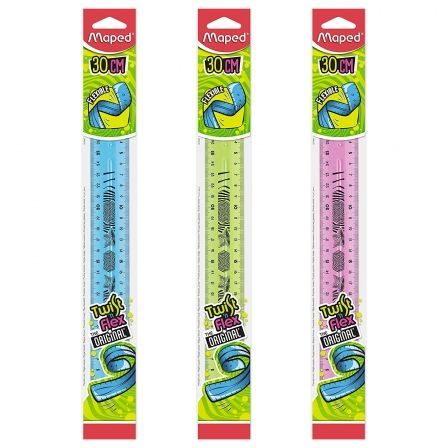 Maped Regla Twist'n Flex Flexible e Irrompible 30 cm Colores Surtidos